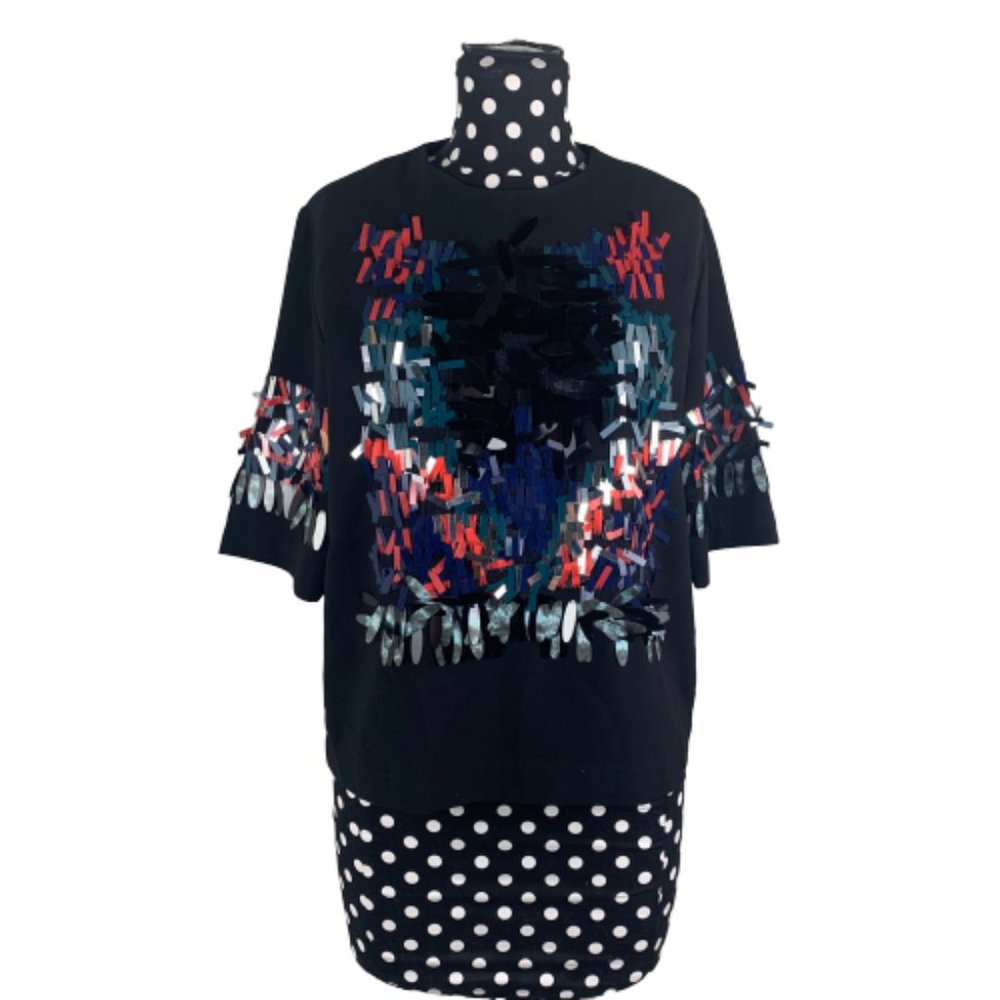H&M Embellished Sequin Size 2 Colorful Paillettes